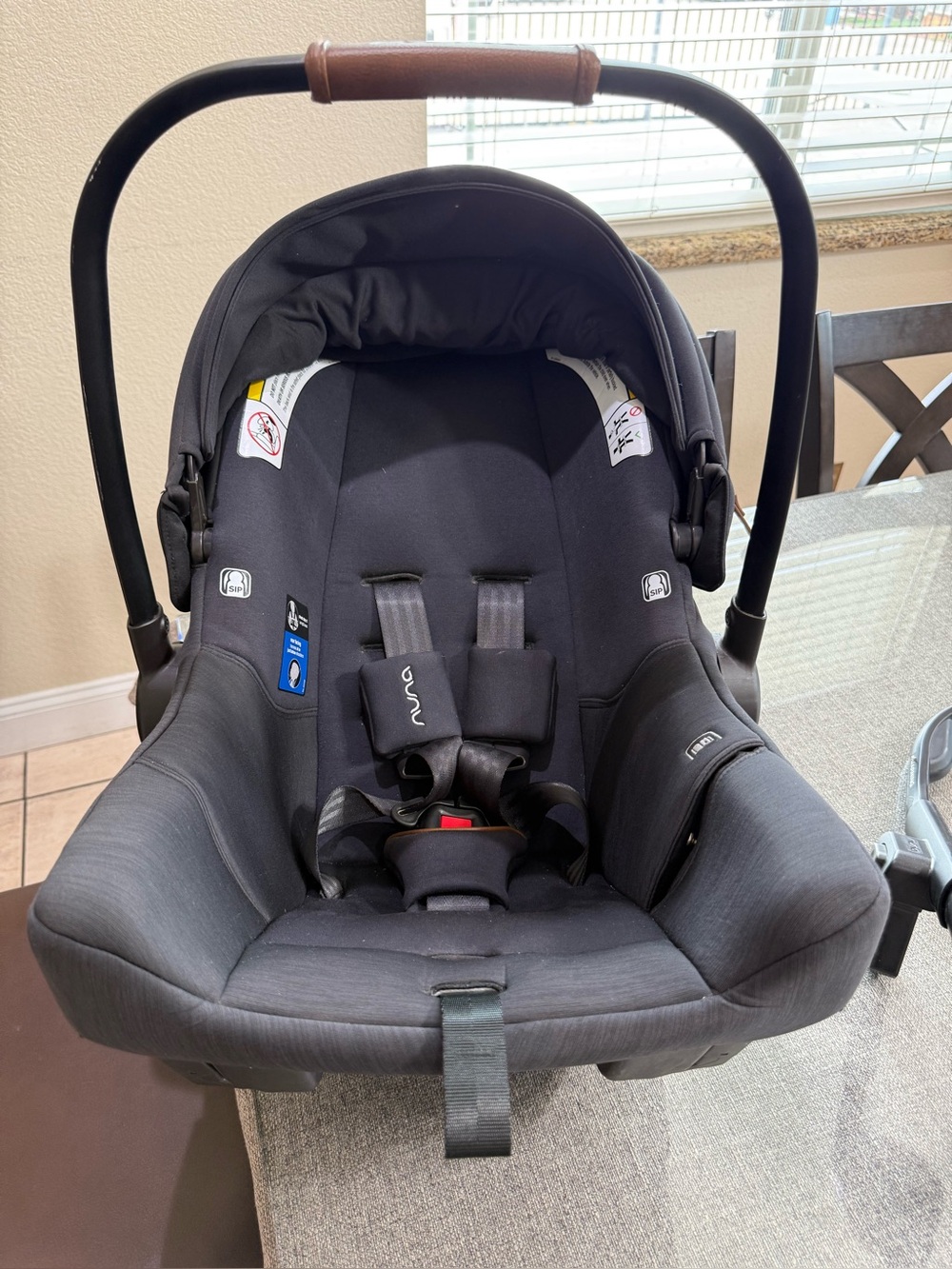 Nuna Infant Car Seat Carrier - Black